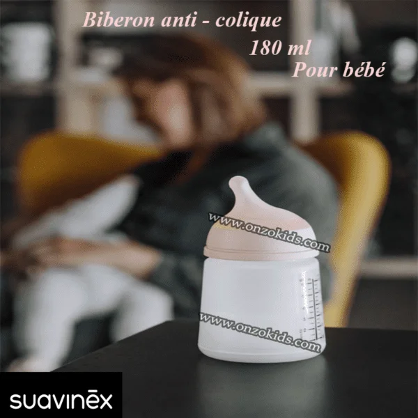 Biberon anti - colique 180 ml pour bébé | Suavinex – Image 3