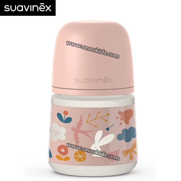 Biberon en plastique 150 ml avec tétine symétrique pour bébé | Suavinex – Image 3