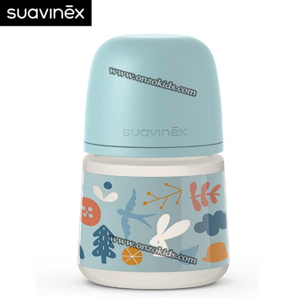 Biberon en plastique 150 ml avec tétine symétrique pour bébé | Suavinex – Image 4