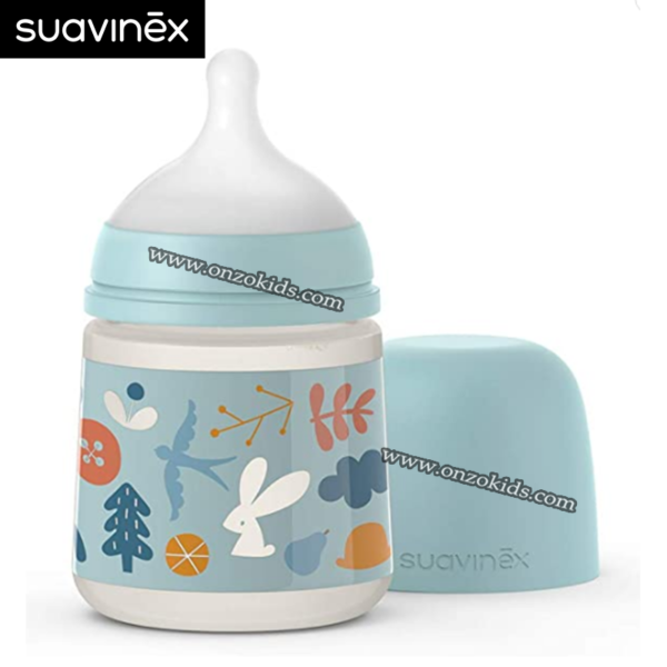 Biberon en plastique 150 ml avec tétine symétrique pour bébé | Suavinex – Image 6