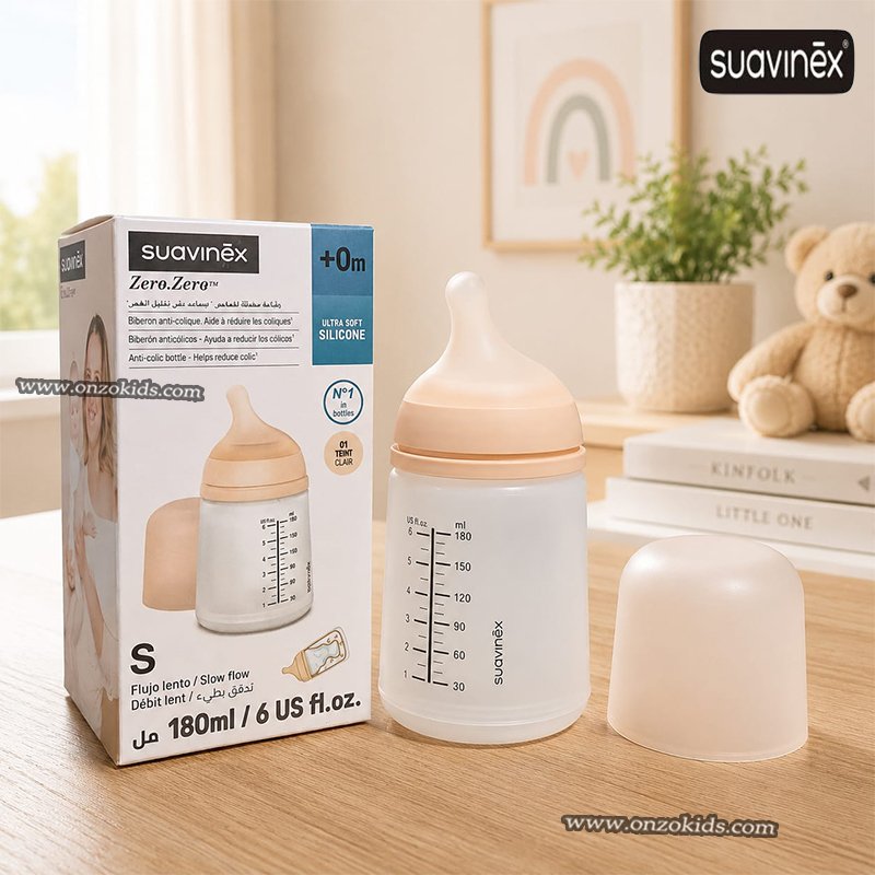 Biberon anti - colique 180 ml pour bébé | Suavinex