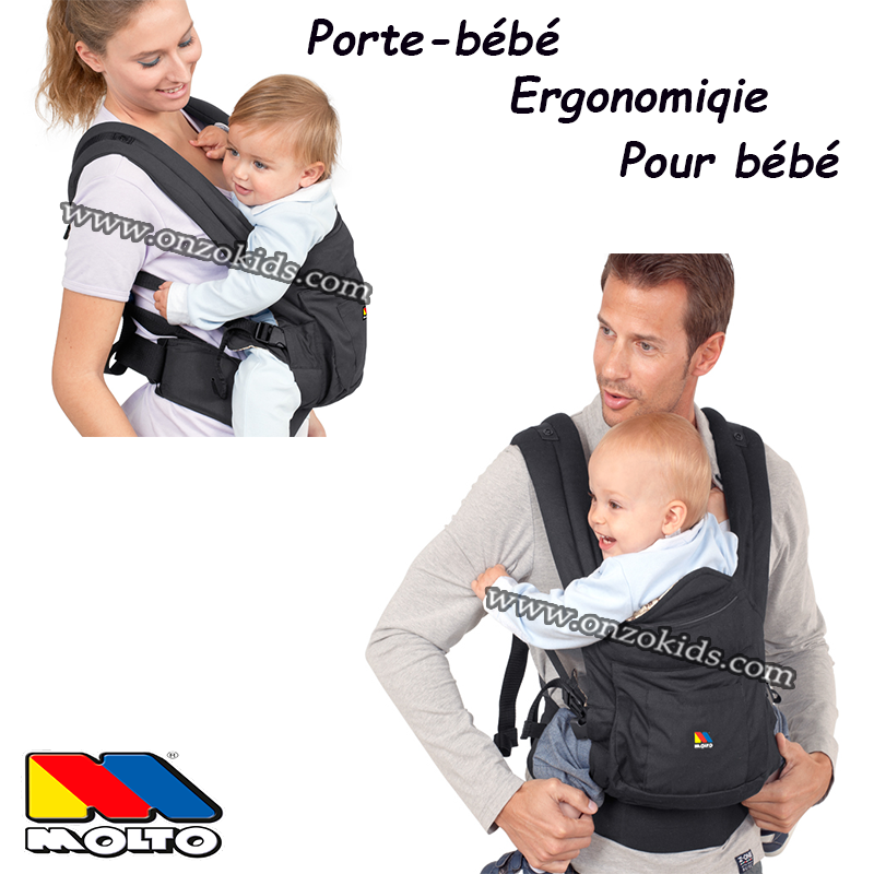 Sac à dos ergonomique kangourou pour bébé, porte-bébé, porte-bébé, face  avant, écharpe de voyage