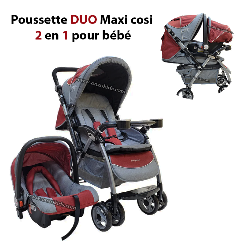 Poussette DUO Maxi cosi 2 en pour bébé | Mini pouce