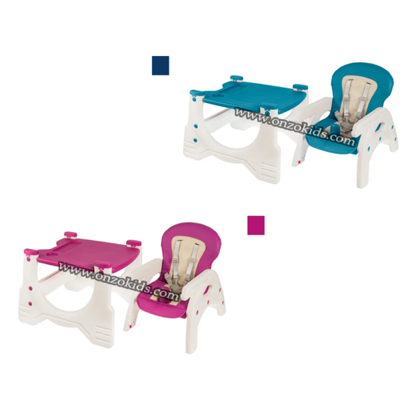Chaise haute réglable 3 en 1 pour bébé | Smiki – Image 2