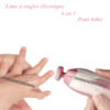 Lime à ongles électrique 6 en 1 pour bébé