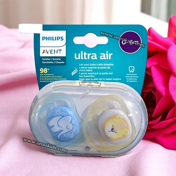 Pack 2 Sucettes Ultra air 0-6 mois | AVENT PHILIPS