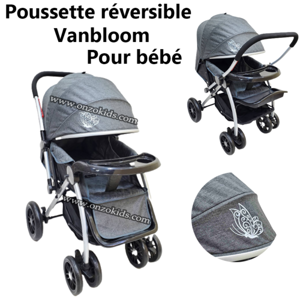 Poussette réversible Vanbloom pour bébé