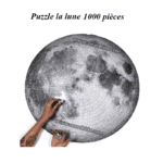Puzzle Eurographics 1000 Pièces 'Des Pas Sur La Lune' - 68 X 48 Cm - Neuf