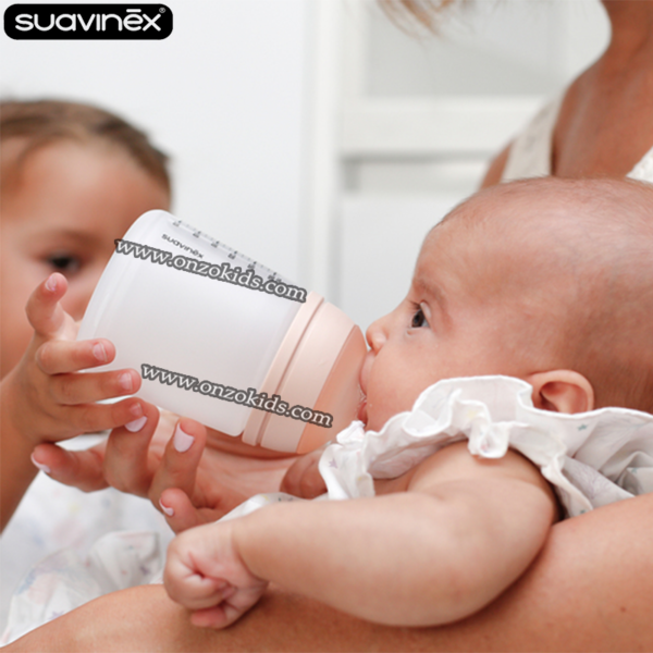 Biberon Zero Zero anti-colique débit moyen pour bébé 0+ | Suavinex – Image 3