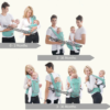 Porte bébé kangourou ergonomique multifonctionnel 3 en 1 pour bébé - Latch – Image 5