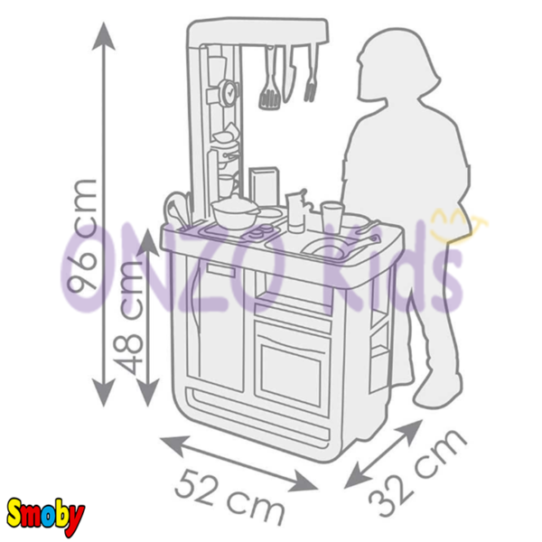 Cuisine Bon Appétit avec 23 accessoires pour enfant | Smoby – Image 9