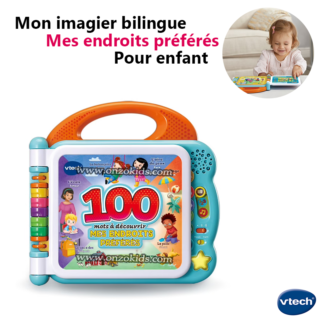Mon imagier bilingue Mes endroits préférés  pour enfant | Vtech