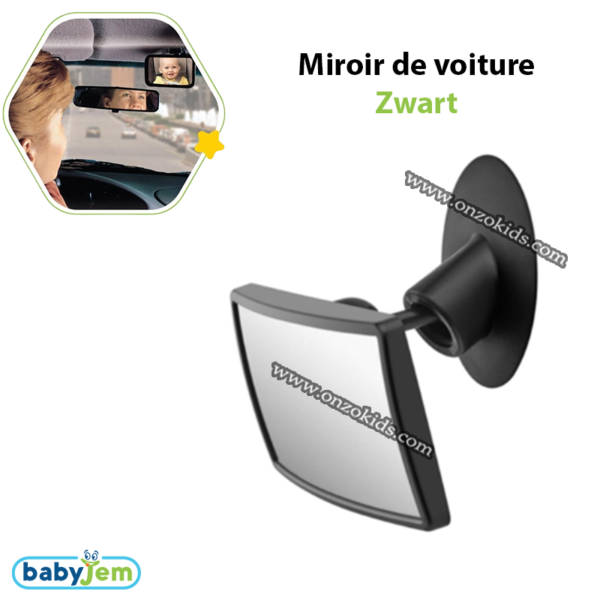 Miroir de voiture Zwart | Babyjem