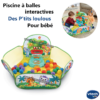 Piscine À balles interactive des p'tits loulous, jouets 1er age