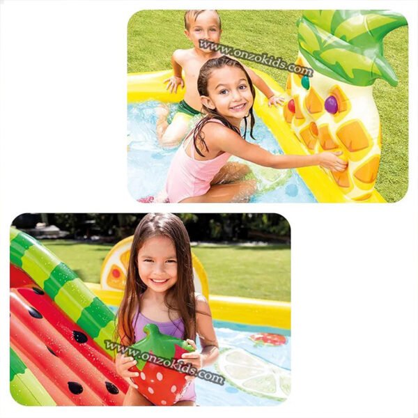 Piscine gonflable topoggan pour enfants 244 x 191 x 91 cm – Image 4
