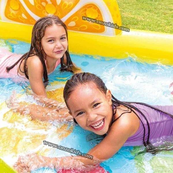 Piscine gonflable topoggan pour enfants 244 x 191 x 91 cm – Image 3