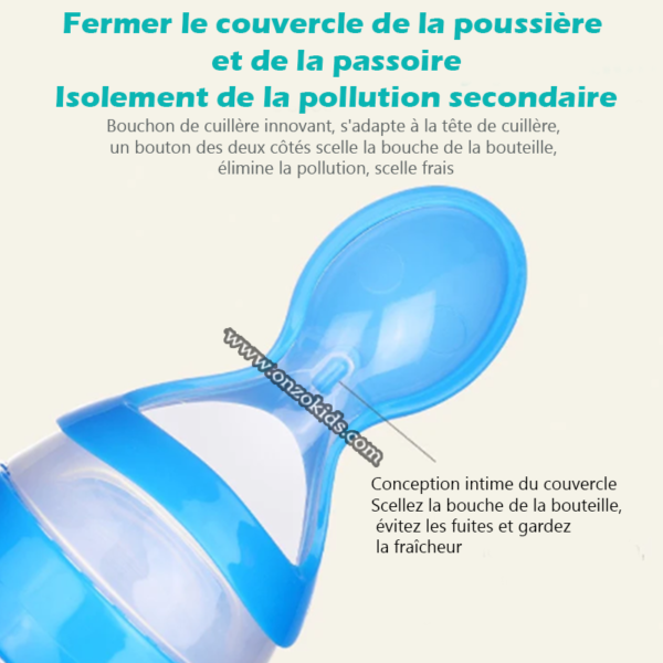 Biberon cuillère en silicone 90 ml pour bébé – Image 12