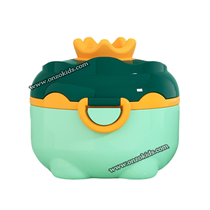 Boîte à Lait En Poudre Portable TOPINCN - Distributeur étanche, 3 Compartiments, Couleur Verte (grand Format)