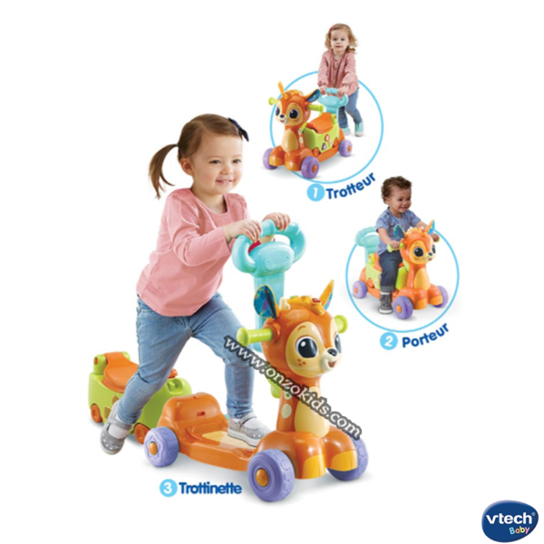 Merlin, trotti porteur 6 en 1 pour bébé - VTech – Image 6