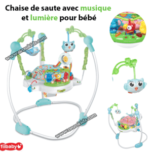 Chaise, Sauteur avec musique et lumière pour bébé - tiibaby