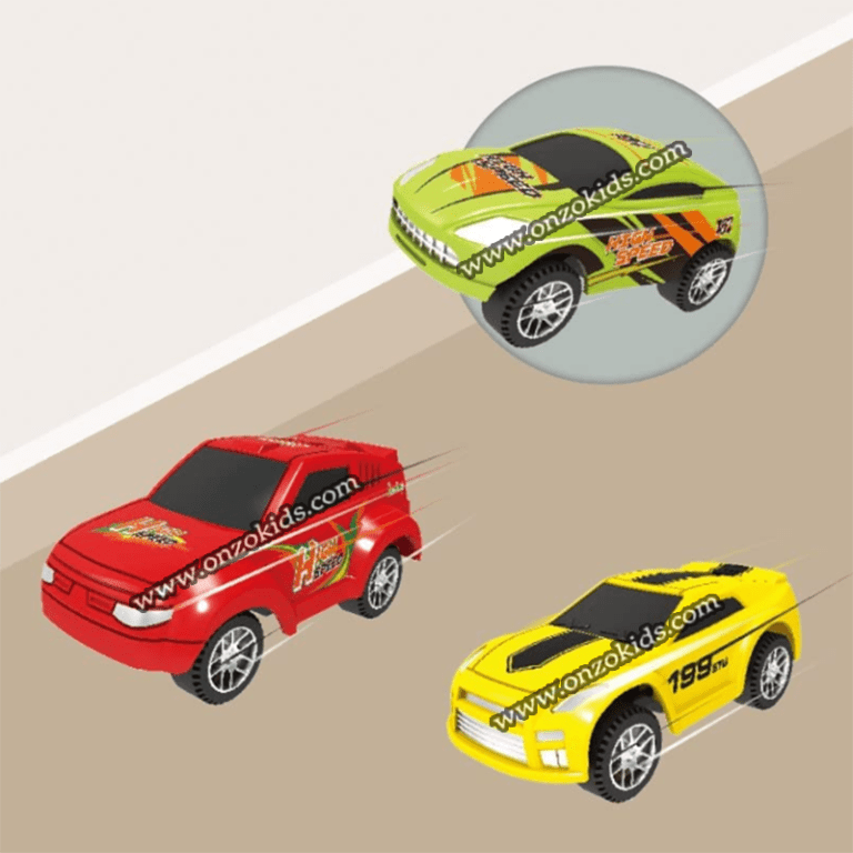 Piste De Voiture Lumineuse 92 Pièces - Voiture Qui Brille Dans Le Noir - Enfant 3 Ans Et Plus - Jeu De Construction