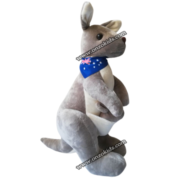 Jouet d'animal Kangourou en peluche pour enfant – Image 2