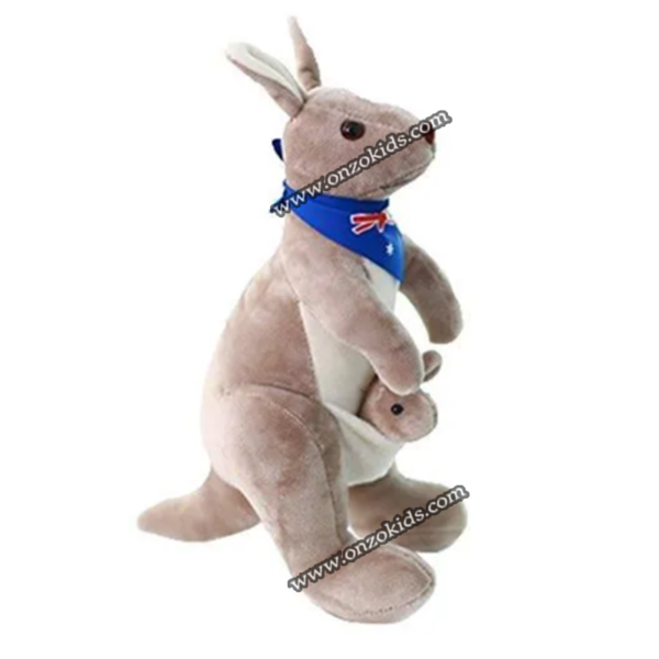Jouet d'animal Kangourou en peluche pour enfant – Image 3