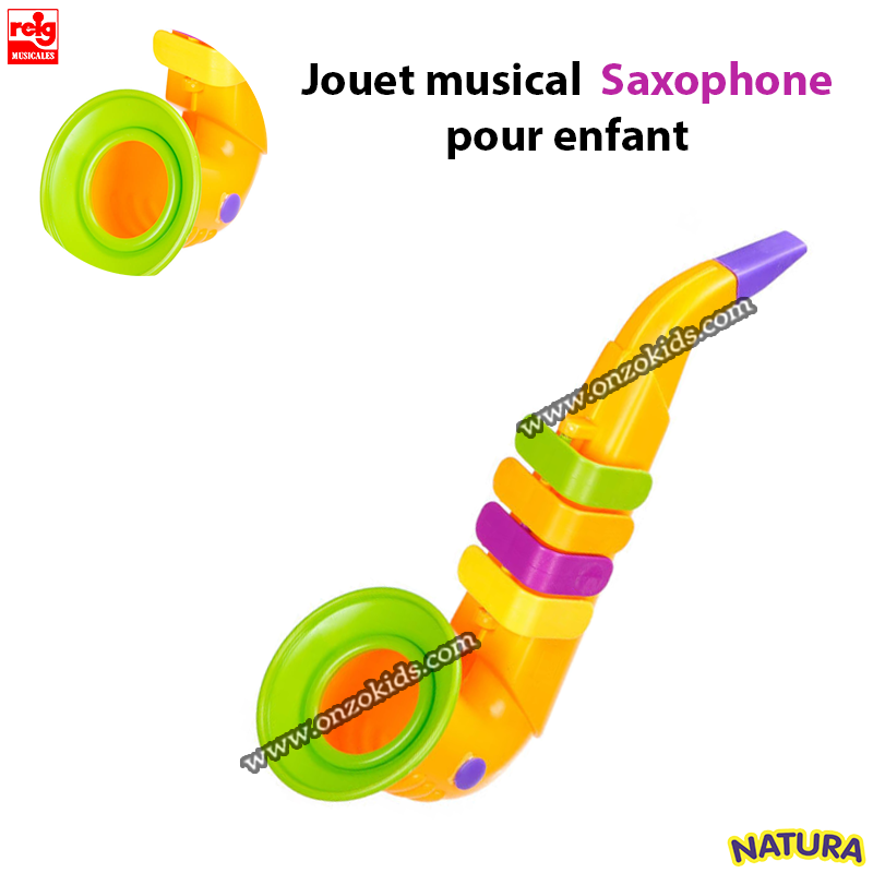 Jouet musical Saxophone pour enfant - NATURA