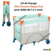 Lit de Voyage Mini Dreams Happy Day pour bébé de 0 à 9 mois - Safety 1st