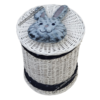 Panier de rangement en osier avec couvercle – Image 12