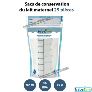 Sacs de conservation du lait maternel 25 pièces - babyjem