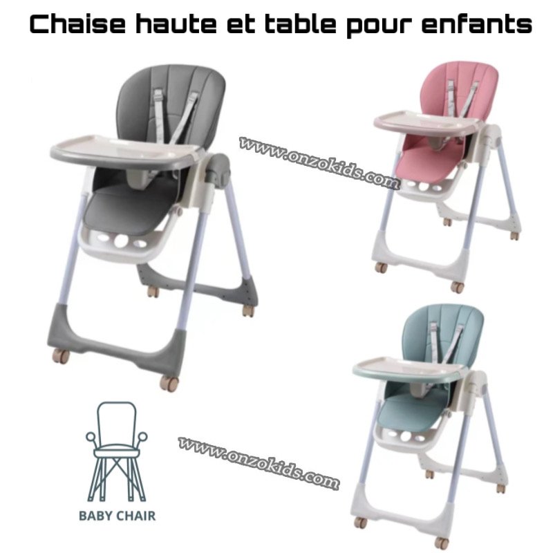 Chaise haute pour enfants et table pour enfants-Naf Naf