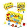 Trieur de bus en bois Nicekids avec cadrans – Image 2