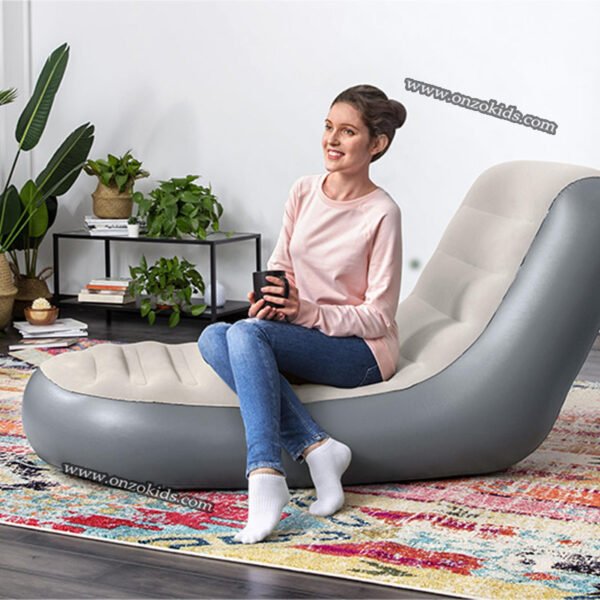 Chaise Longue Gonflable En Tissu Portable - Bestway – Image 2