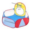 Tente + tunnel + air de jeu avec un panier de basket pour bébé et enfant – Image 7