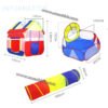 Tente + tunnel + air de jeu avec un panier de basket pour bébé et enfant – Image 3