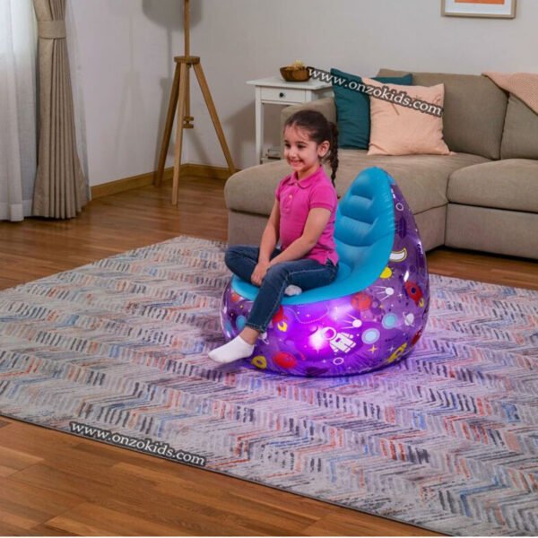 Fauteuil Gonflable avec LED Violet Astro Glow - Bestway – Image 2