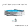 Piscine prism frame ronde tubulaire 305 x 76 cm avec pompe de filtration | Intex – Image 3