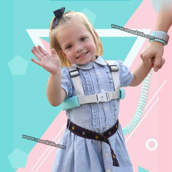 Sangle et Bracelet Anti-perte 2en1 avec clé pour Enfants – Image 3