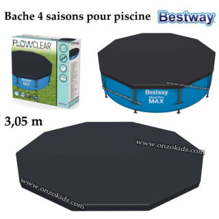 Bache 4 saisons pour piscine 3,05 m -Bestway