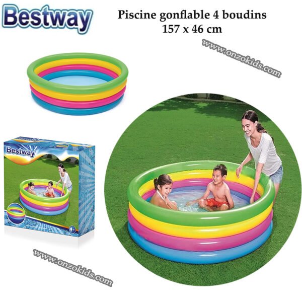 Piscine gonflable 4 boudins 157 x 46 cm - Bestway