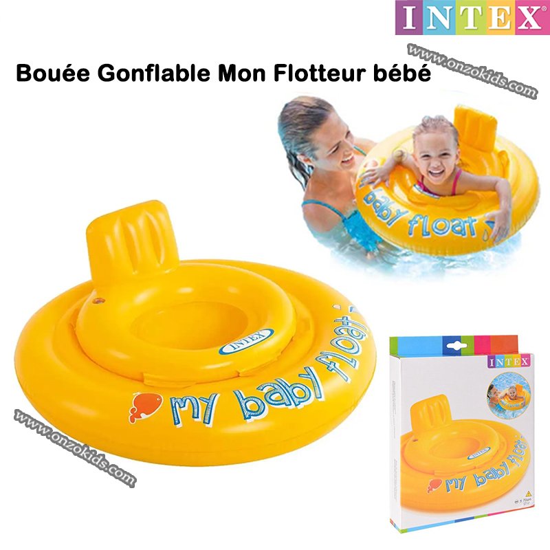 Bouée Bébé Avec Pare-soleil - Siège Gonflable Piscine Pour Enfants - Flotteur Sécurité été Plage