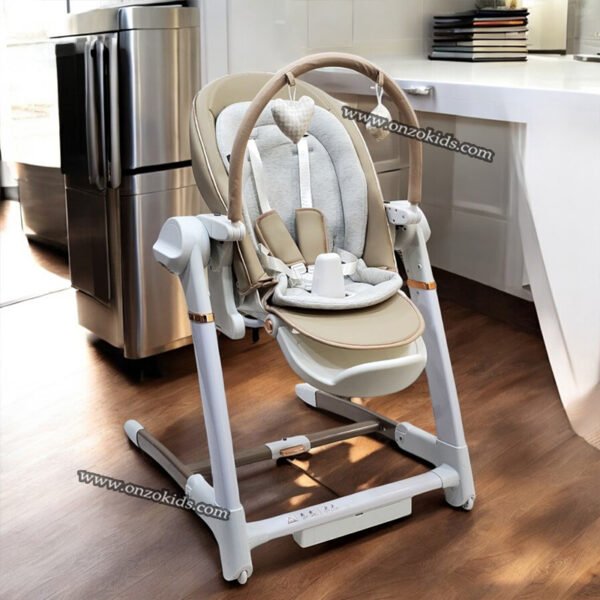 Chaise haute balançoire 3 en 1 pour bébé - kidilo – Image 5