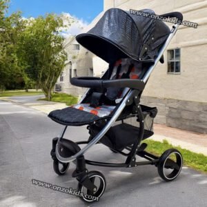 Poussette de luxe pour bébé -Lucia - Noir