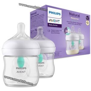 Pack de 2 biberons en plastique AirFree vent 125ml - Philips Avent