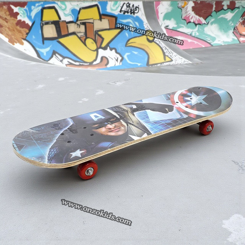 Skateboard, Planche de roulettes en bois pour adulte – Image 11