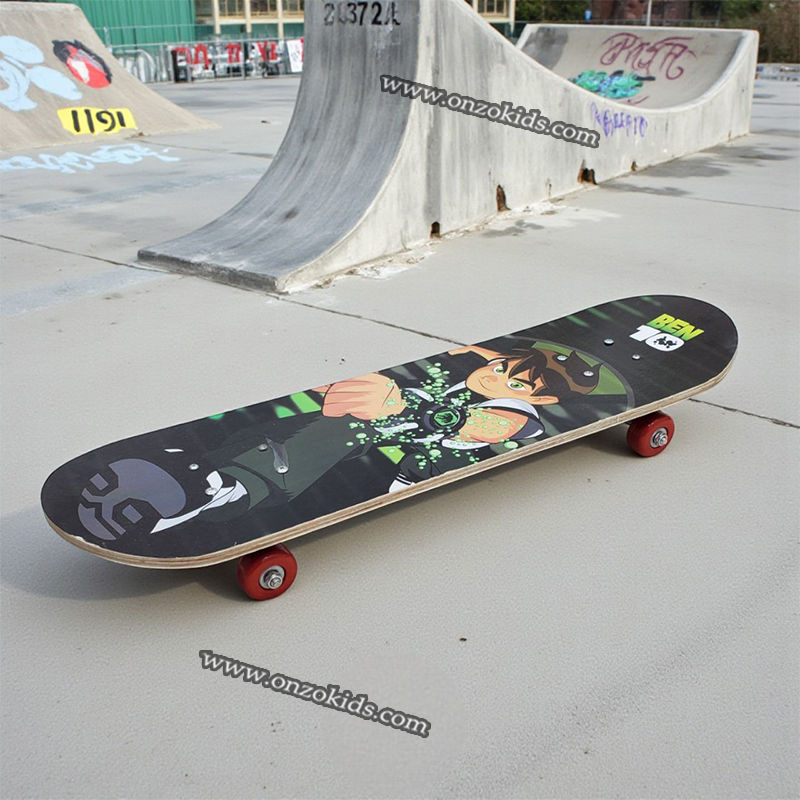 Skateboard, Planche de roulettes en bois pour adulte – Image 10