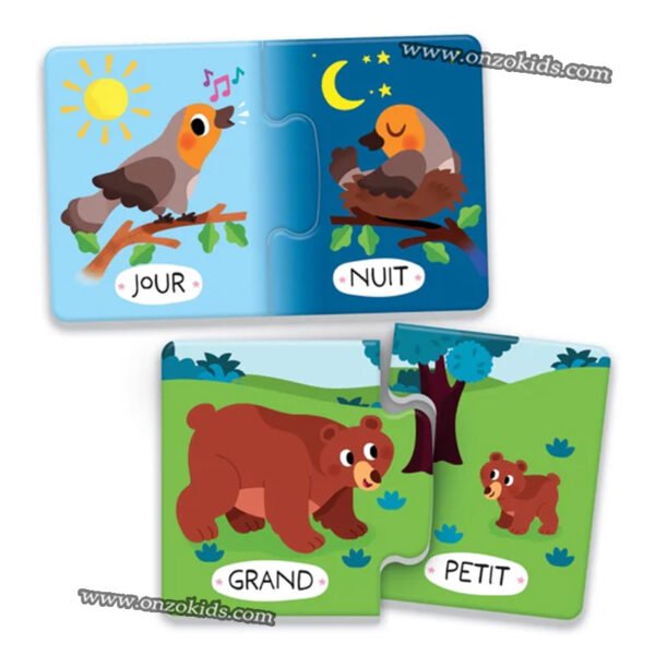 16 mini puzzles pour apprendre des mots et leur contraire - Clementoni – Image 2