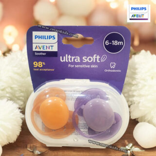 Lot de 2 Sucettes Ultra Soft pour 6 à 18 mois - Avent