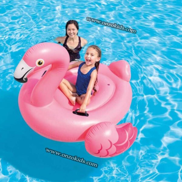 bouée gonflable flamant rose 178cm-x135cm-intex – Image 4
